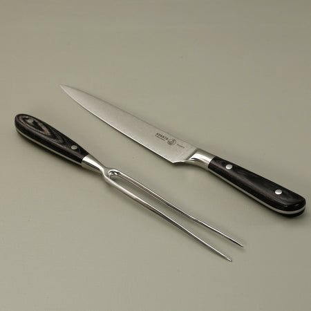 Avanta Damascus Carving Set / 2pc