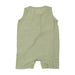 Linen Baby Shorts Romper / Green