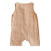 Linen Baby Shorts Romper / Oatmeal