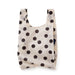 Baggu Baby Grocery Bag / Cream and Black Polka Dot