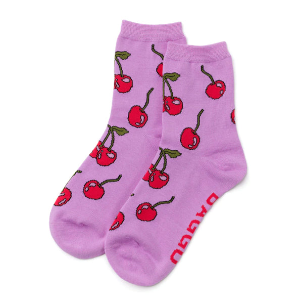 Baggu Crew Socks / Cherries
