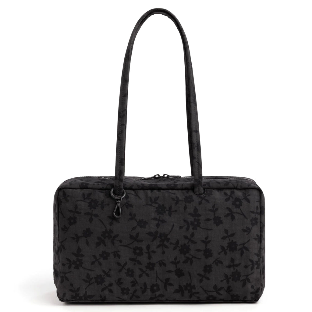 Baggu Nylon Bowler Bag / Medium / Charcoal Ditsy Floral