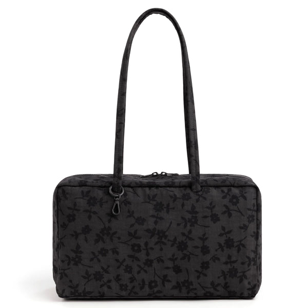 Baggu Nylon Bowler Bag / Medium / Charcoal Ditsy Floral