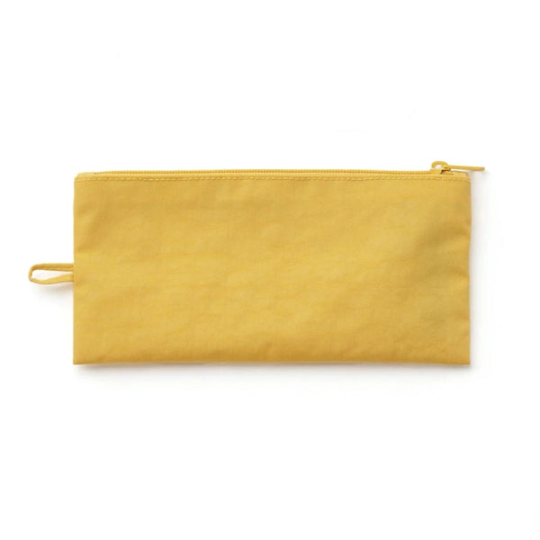 Baggu Flat Medium Zip Pouch / Jewel Sunflower