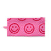 Baggu Flat Medium Zip Pouch / Pop Pink Happy