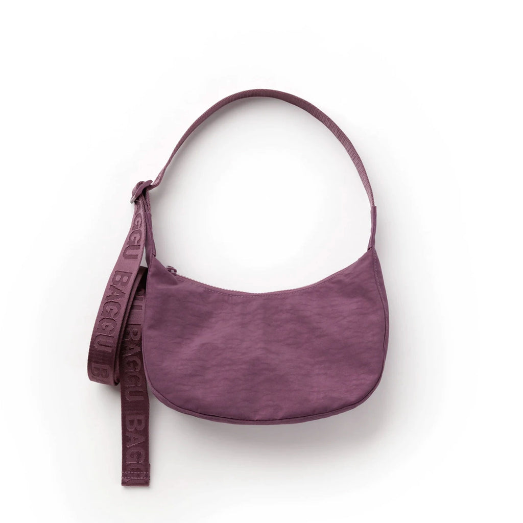 Baggu Small Crescent Bag / Wild Plum