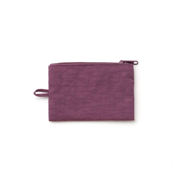 Baggu Flat Small Zip Pouch / Jewel Wild Plum