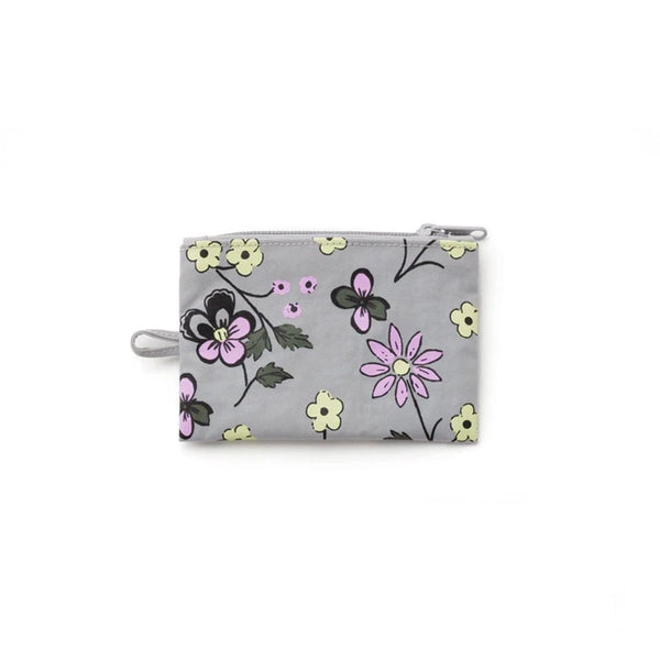 Baggu Flat Small Zip Pouch / Wildwood Grey