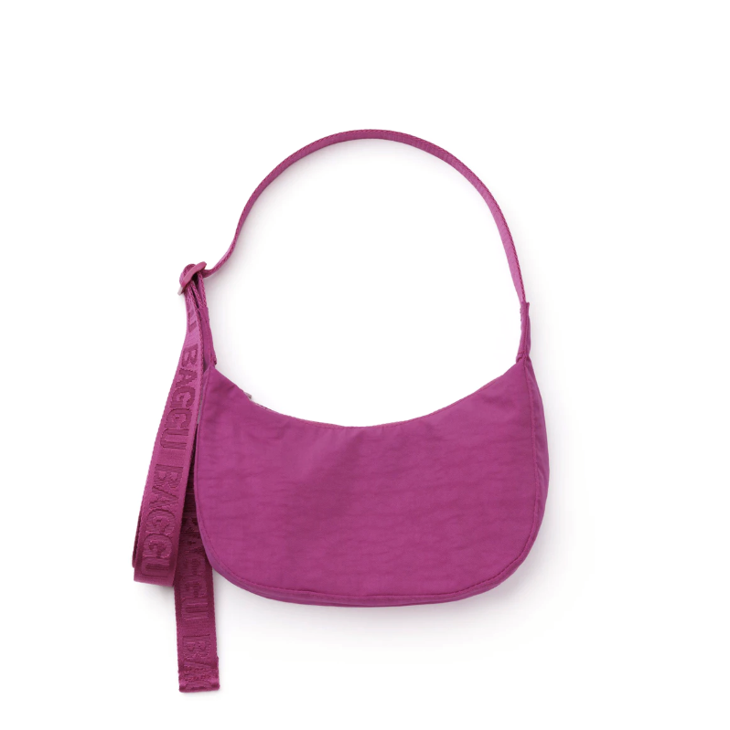 Baggu Small Crescent Bag / Deep Fuchsia