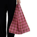 Baggu Standard Grocery Bag / Azalea Pink Tartan