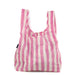 Baggu Standard Grocery Bag / Pink Painted Wide Stripe