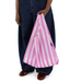 Baggu Standard Grocery Bag / Pink Painted Wide Stripe