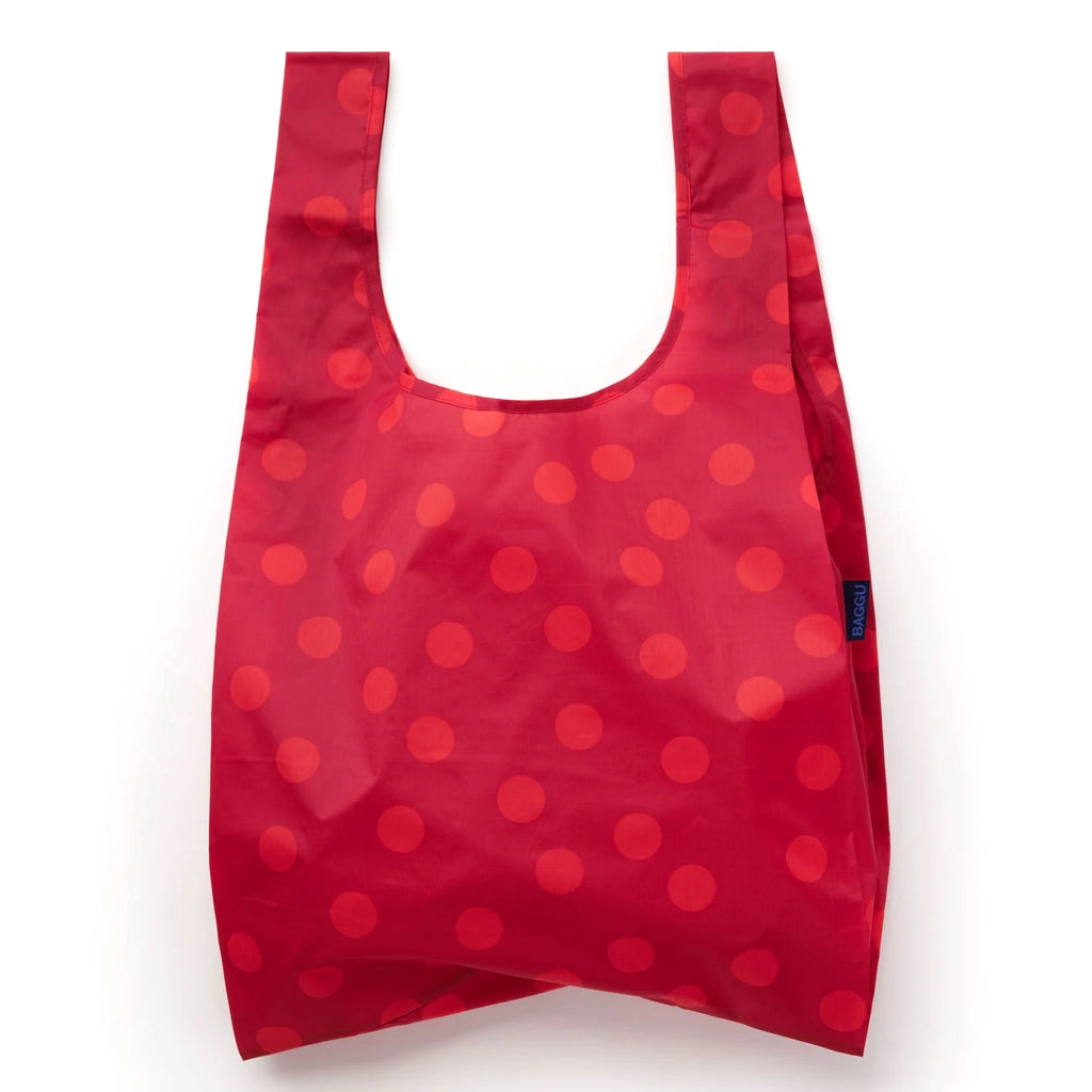 Baggu Standard Grocery Bag / Red Polka Dot