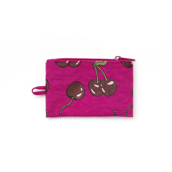 Baggu Flat Small Zip Pouch / Cherries