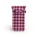 Baggu Puffy Glasses Sleeve / Pink Houndstooth
