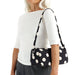 Baggu Nylon Loaf Bag / Black and Cream Polka Dot