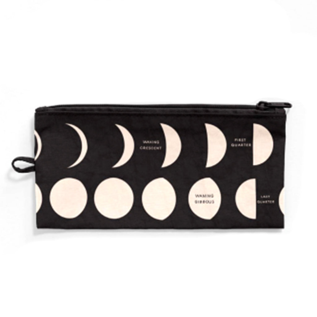 Baggu Flat Medium Zip Pouch / Moon