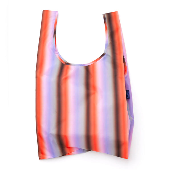 Baggu Standard Grocery Bag / Gradient Stripe Poppy & Lilac