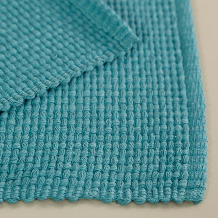 Homespun Solid Placemat / Baltic Blue