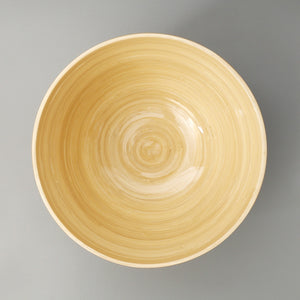 Bamboo Mixing Bowl / Caramel