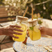 Bamboo Mason Jar Lid / Standard Mouth with Hole