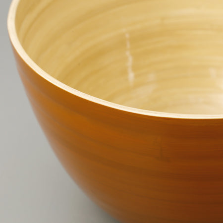 Bamboo Mixing Bowl / Caramel