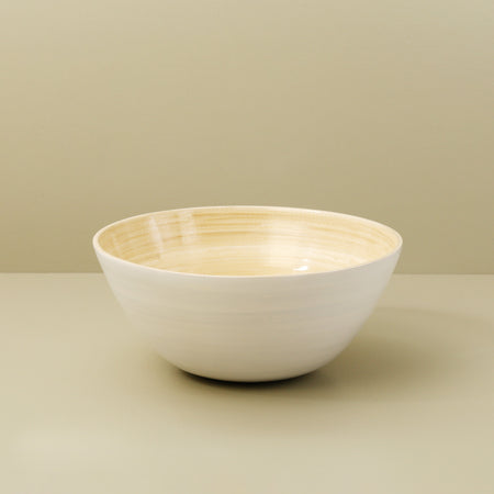 Bamboo Noodle Bowl / White