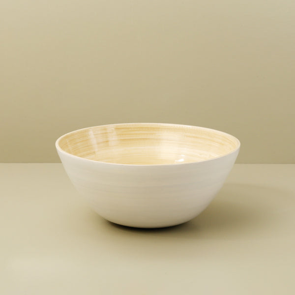 Bamboo Noodle Bowl / White
