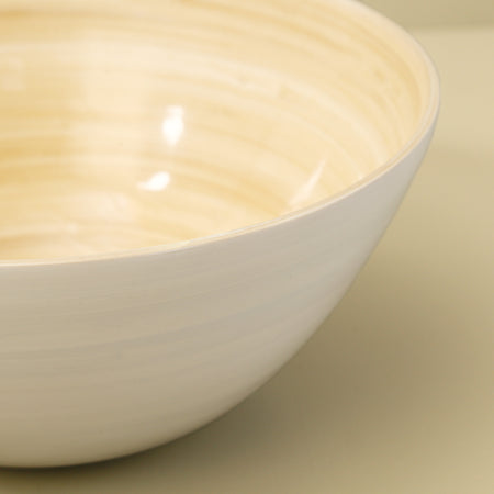 Bamboo Noodle Bowl / White
