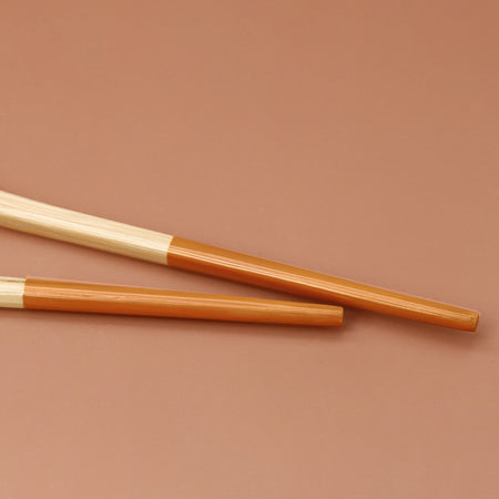 Bamboo Salad Servers / Caramel