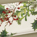 Holly & Berries Bamboo Bread Tray