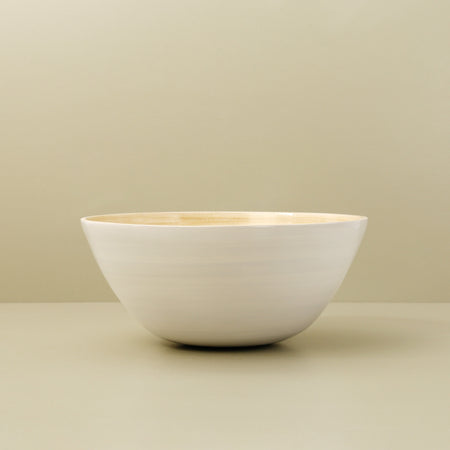 Bamboo Noodle Bowl / White