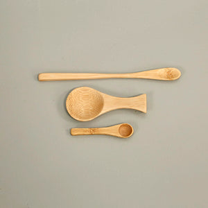 Mini Bamboo Spoon / Fish Tail