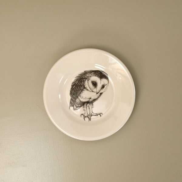 Laura Zindel Bistro Plate / Barn Owl