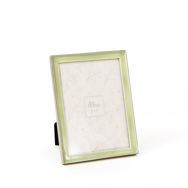 Elyra Light Green Enamel Frame / 5x7