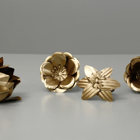 Botanical Napkin Rings / Set of 4