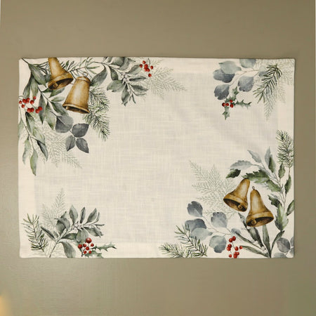 Bells of Christmas Cotton Placemat