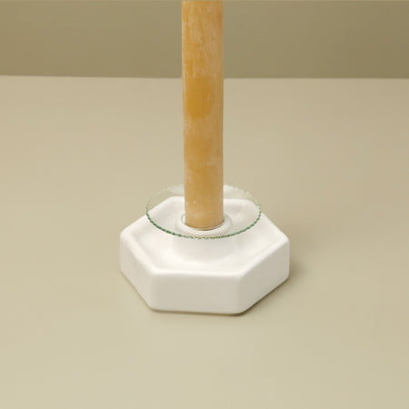 Glass Bobeche Single / Serrated