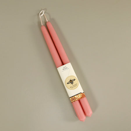 Big Dipper Beeswax Taper Candles / 12" Cherry Blossom