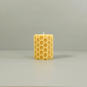 Big Dipper Beeswax Honeycomb  Pillar Candle