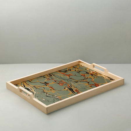 Birch Laminate Tray / Olio Sage