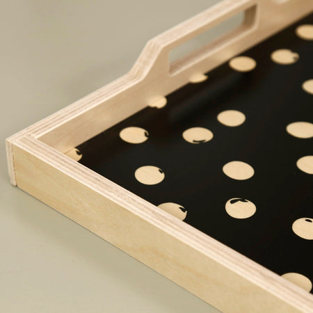 Birch Laminate Tray / Polka Dot