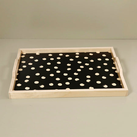 Birch Laminate Tray / Polka Dot