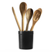 Stoneware Utensil Holder / Black