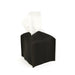 Vegan Leather Tissue Box Cover / Black