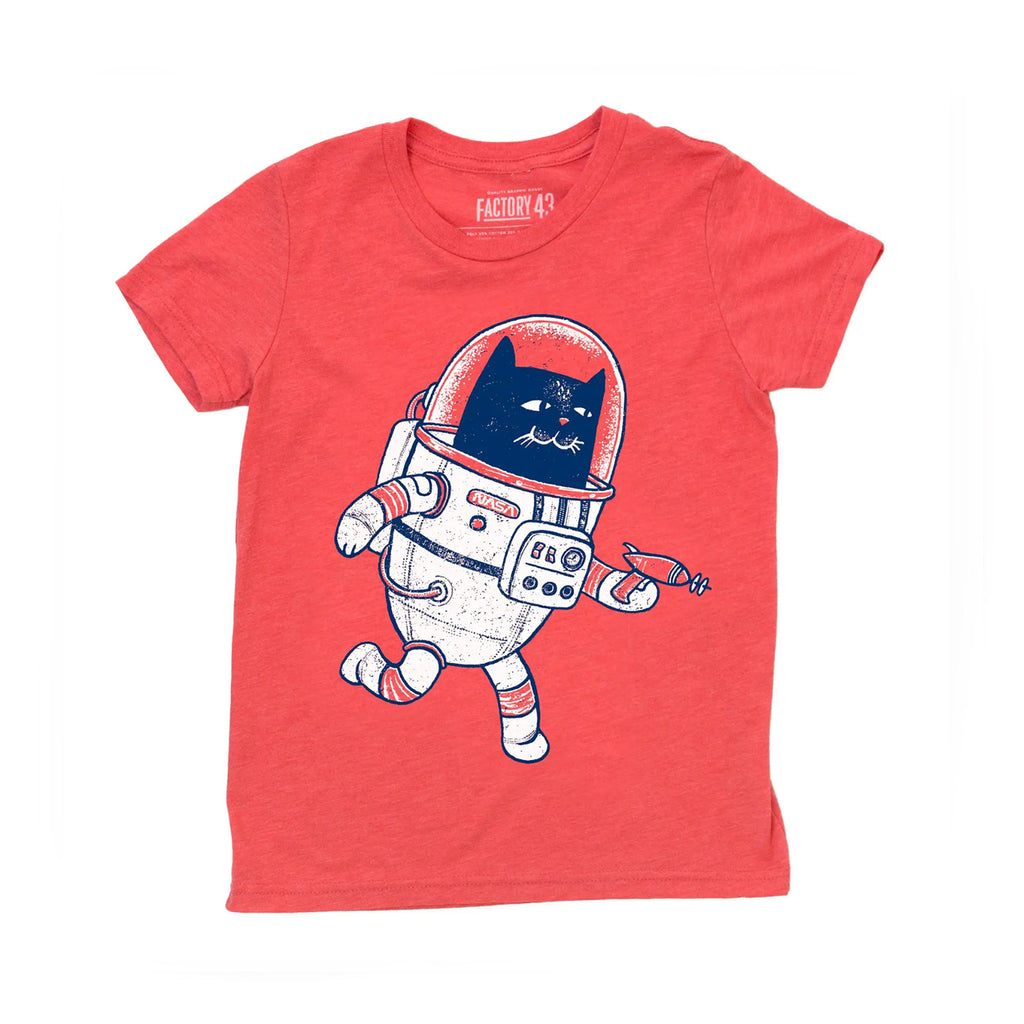 Factory 43 Kid's Tee Shirt / Space Cat