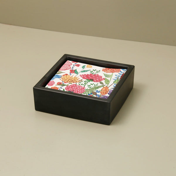 Concrete Napkin Holder / Black