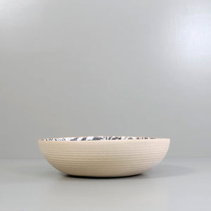 Terrafirma 8" Round Bowl / Laurel / Black