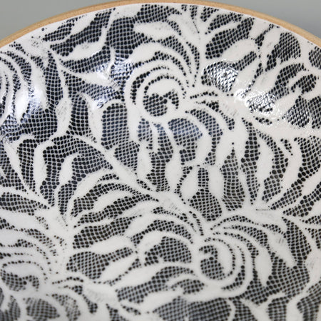 Terrafirma 8" Round Bowl / Laurel / Black