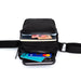 Amsterdam Side Sling Bag / Black & Stripe